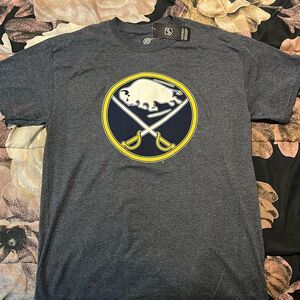 NHL Buffalo Sabers Fans T-Shirt Grey Medium size